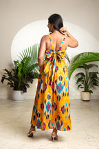 Amber Ikat Ring Dress