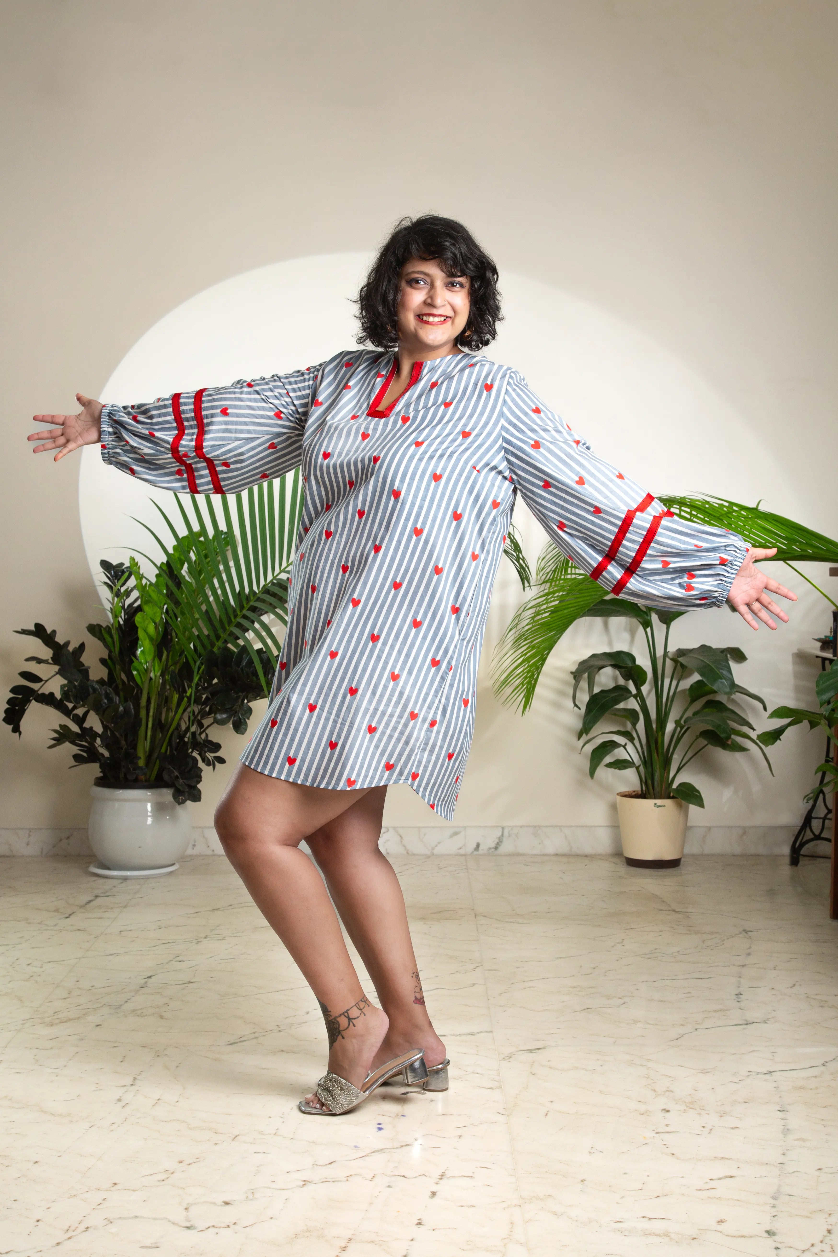 The Heartbeat Tunic Dress
