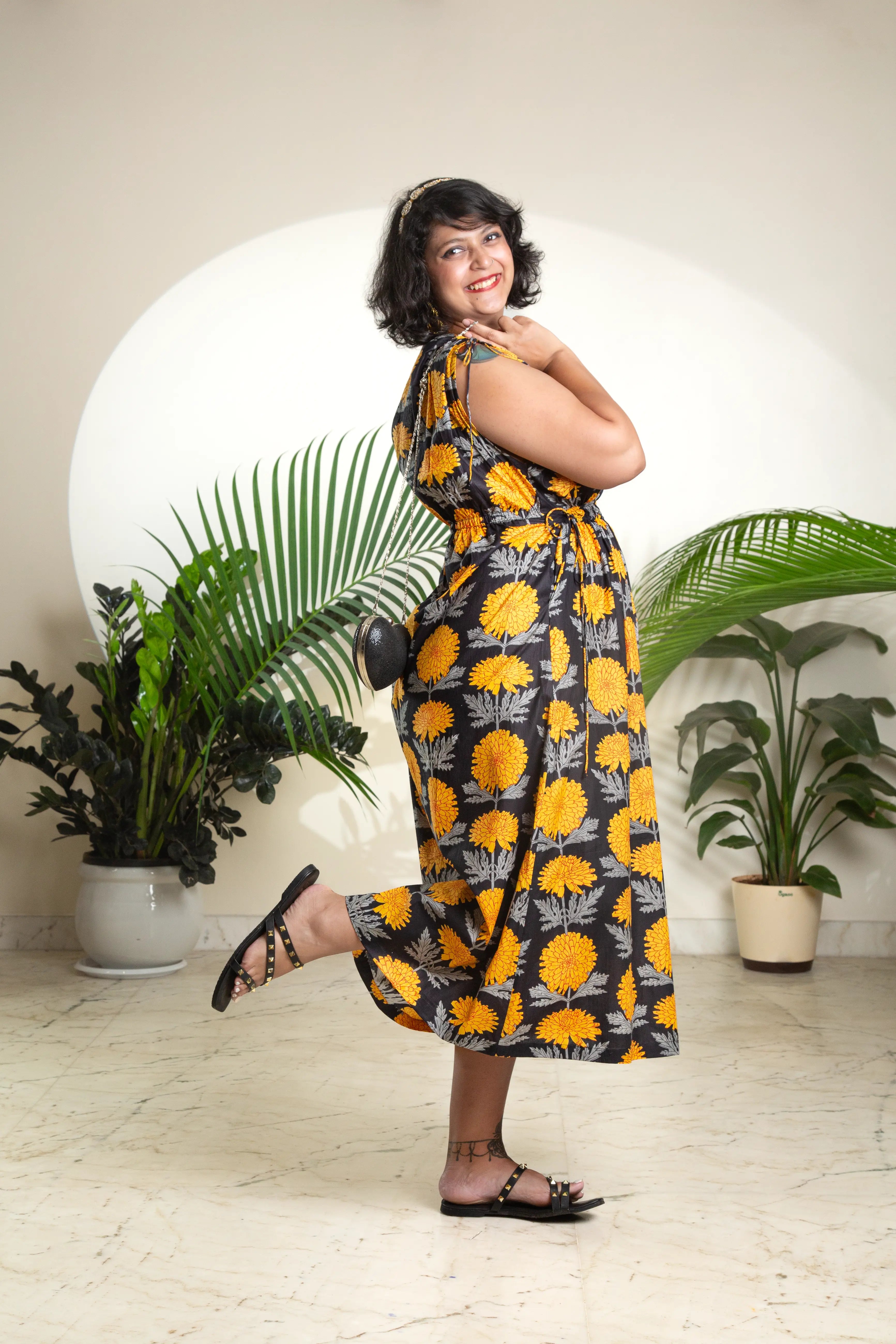 The Midnight Marigold Maxi