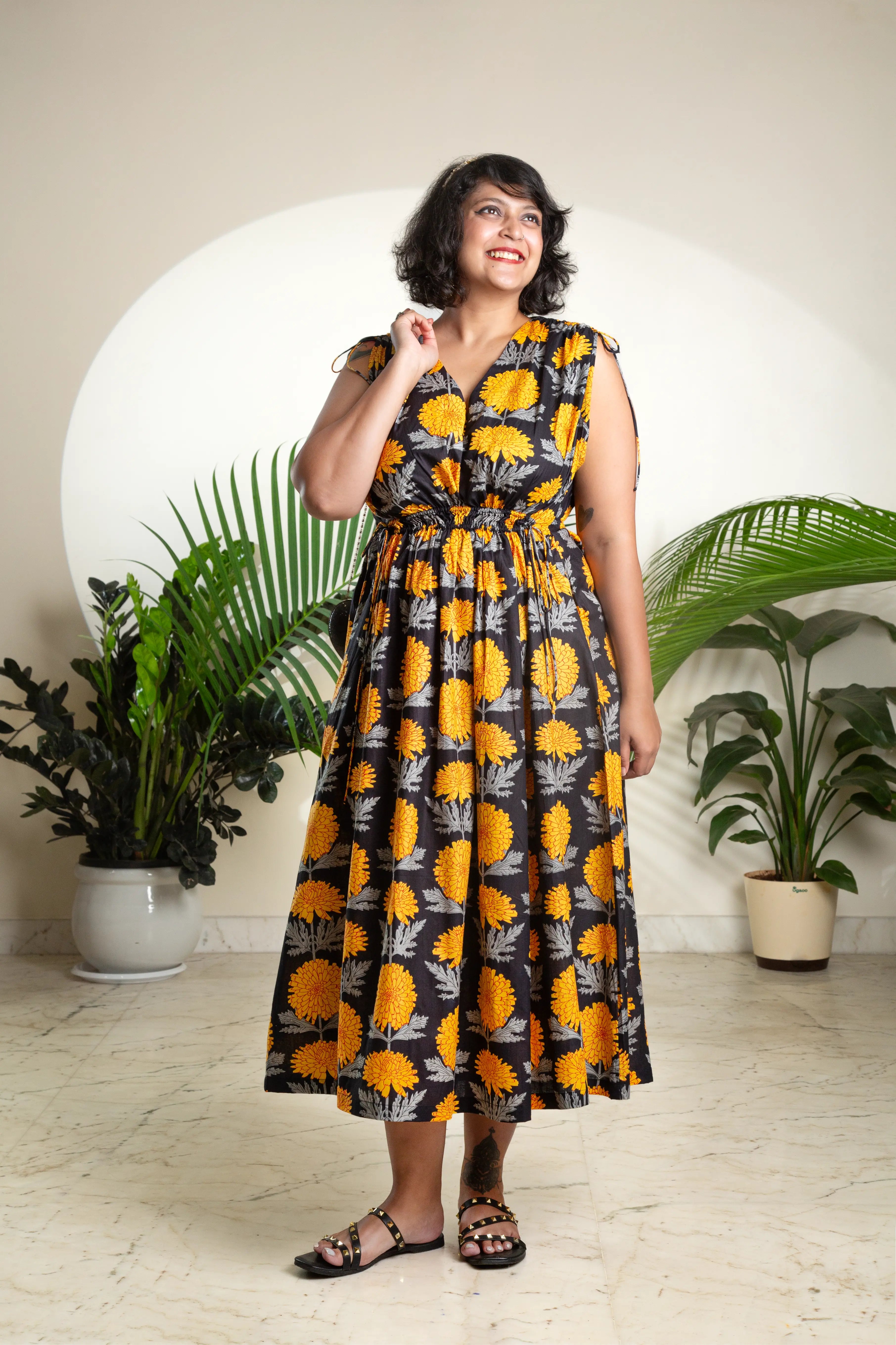 The Midnight Marigold Maxi