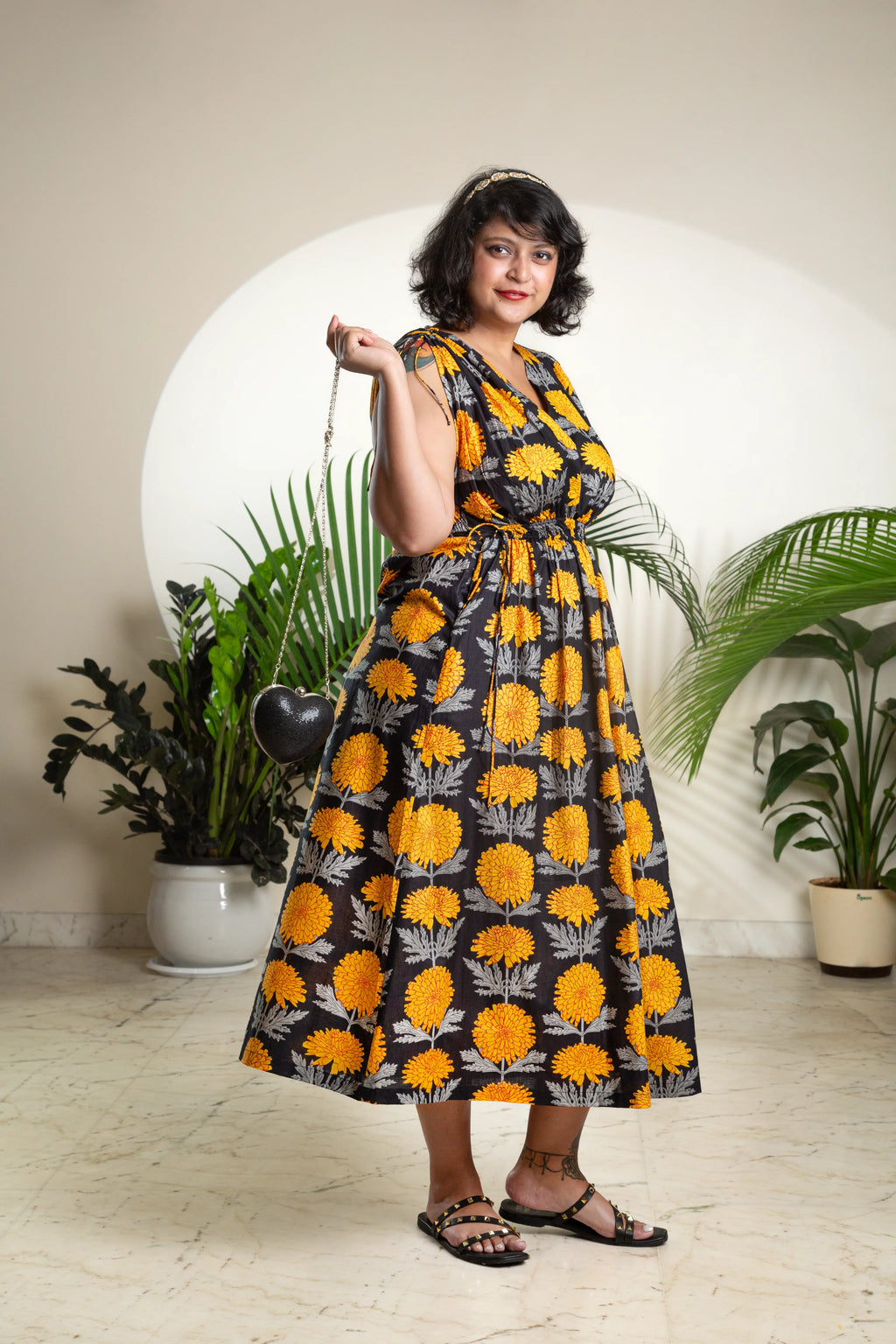 The Midnight Marigold Maxi