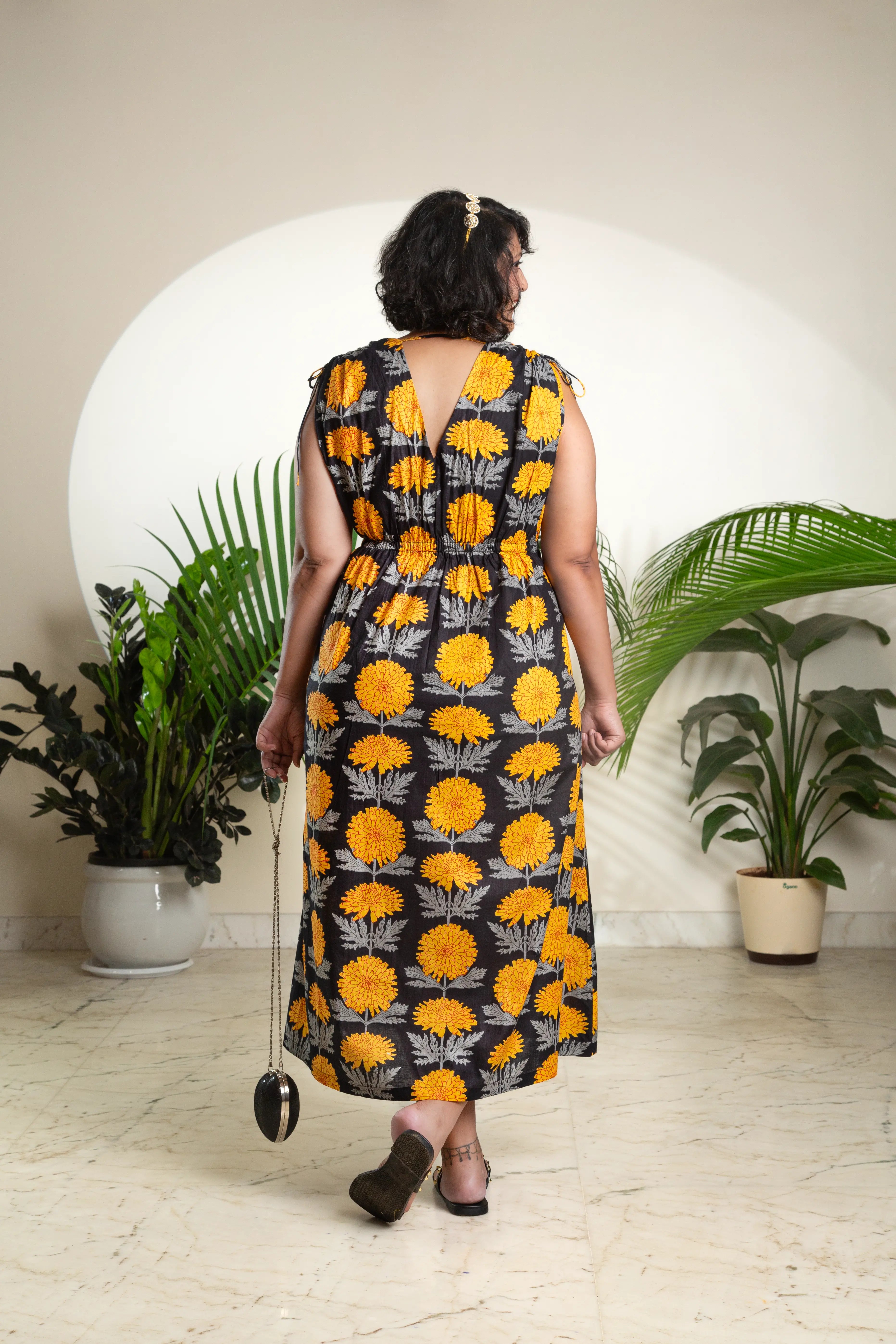The Midnight Marigold Maxi