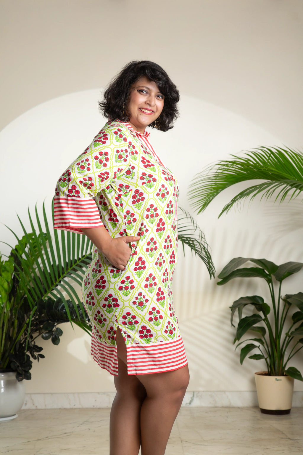 The Gardenia Stripe Mini