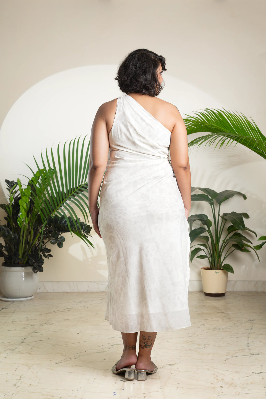 The White Sands Asymmetric Dress