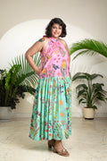 The Pink & Mint Maxi
