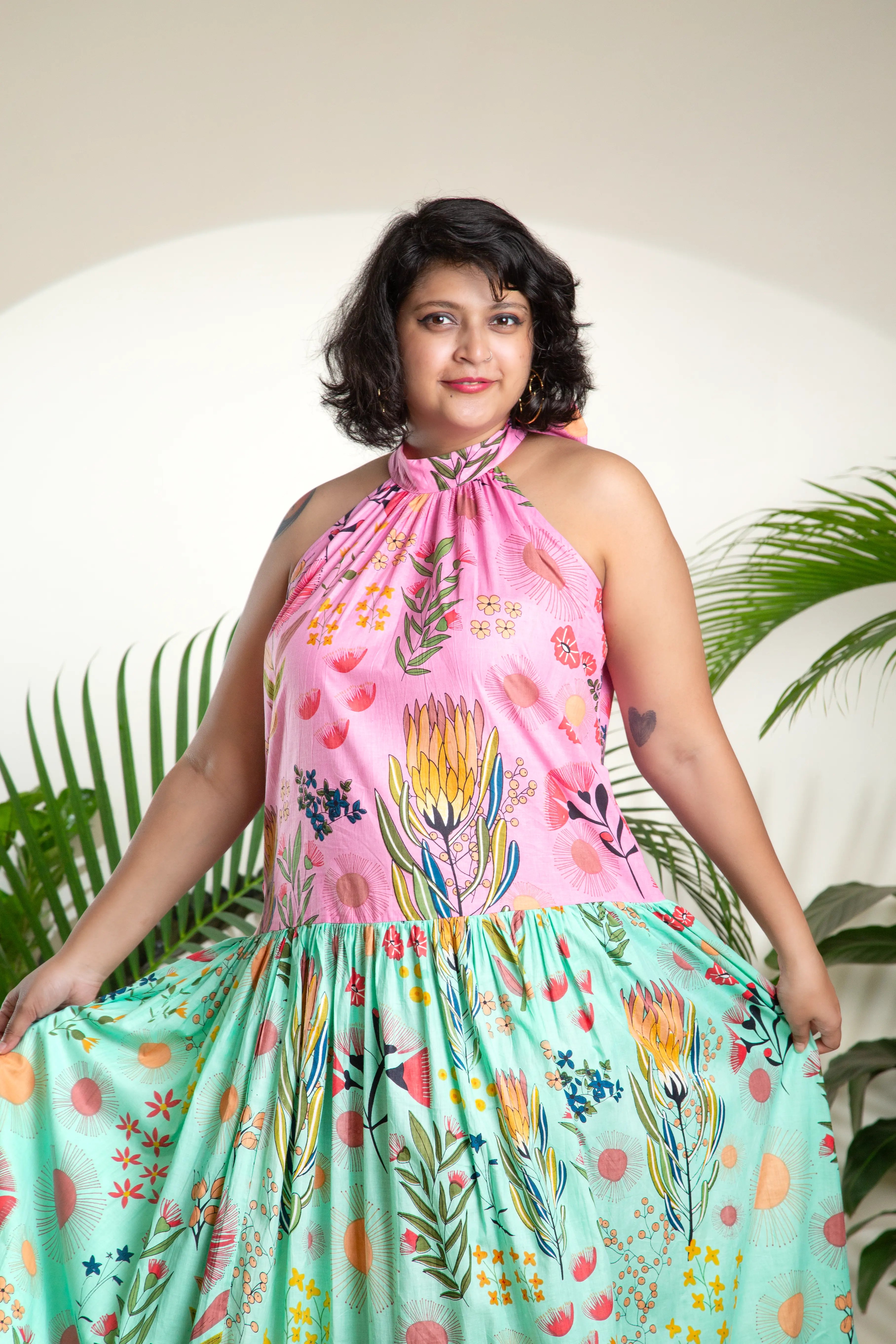 The Pink & Mint Maxi