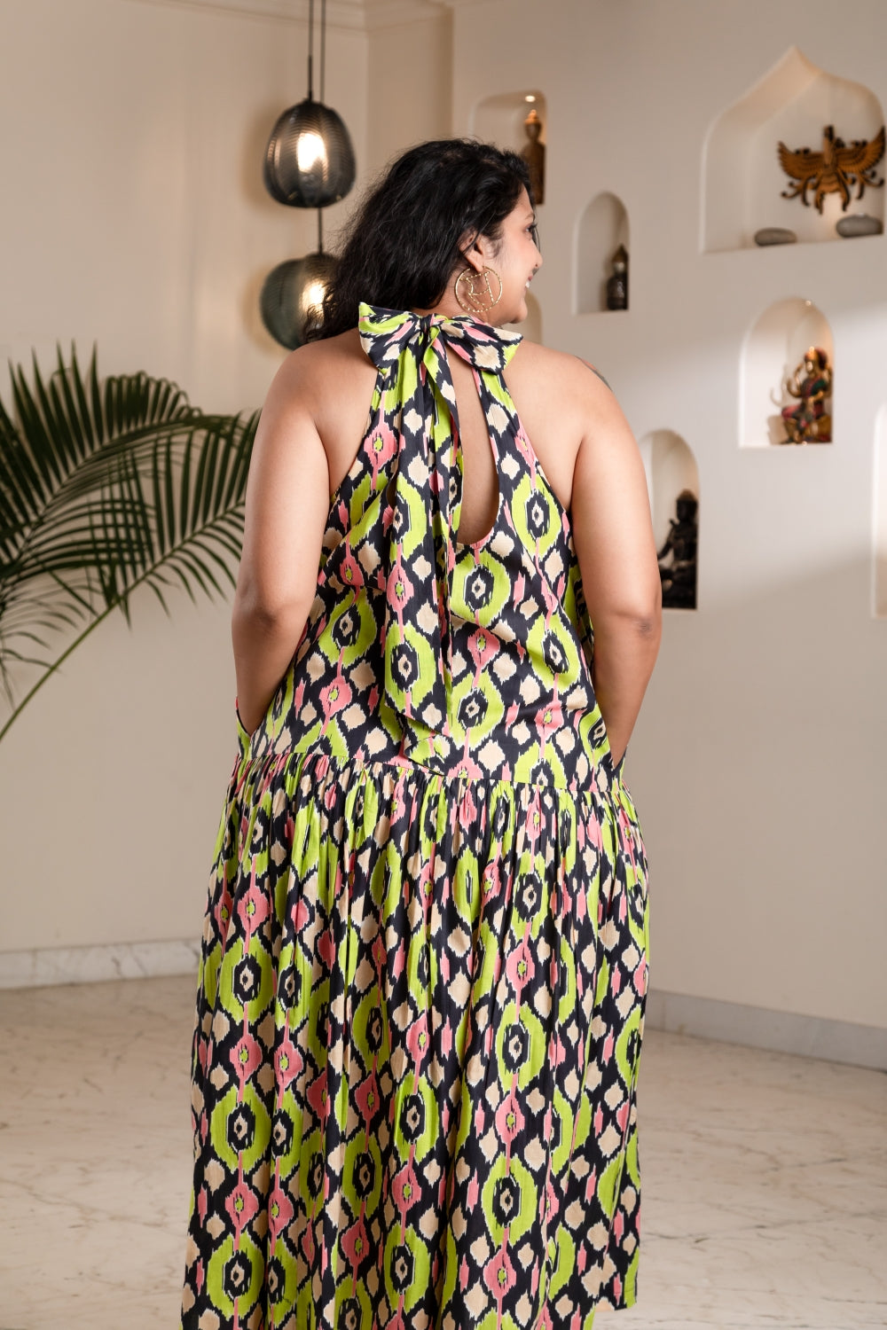 Boho Luxe Halter Dress