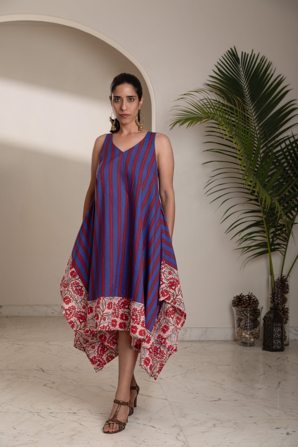 Heritage Stripe Handkerchief Dress