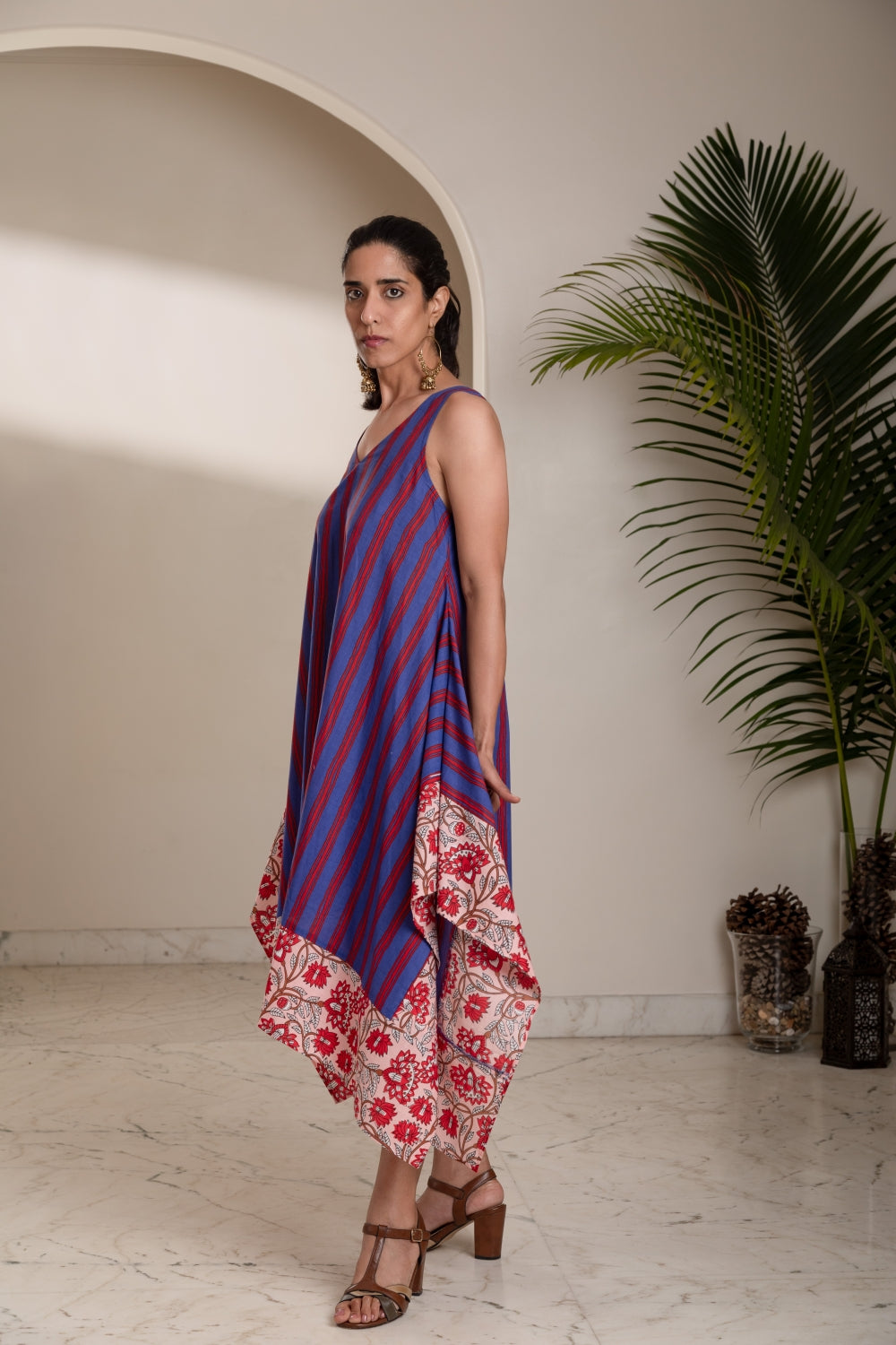 Heritage Stripe Handkerchief Dress