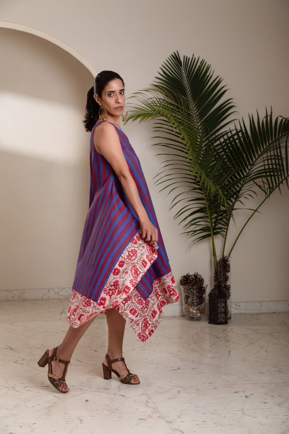 Heritage Stripe Handkerchief Dress