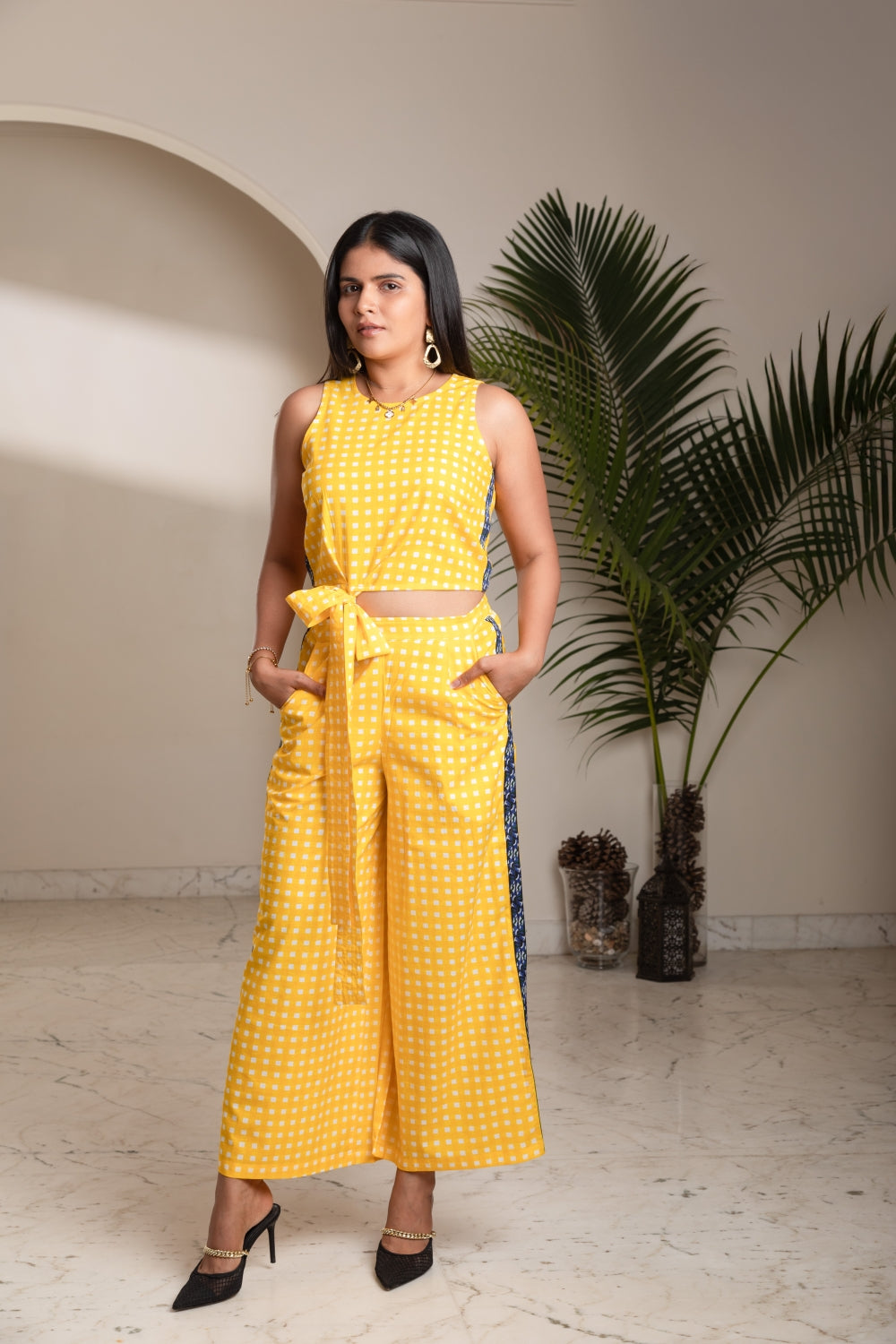 Sunny Gingham Two-Piece Coordinate