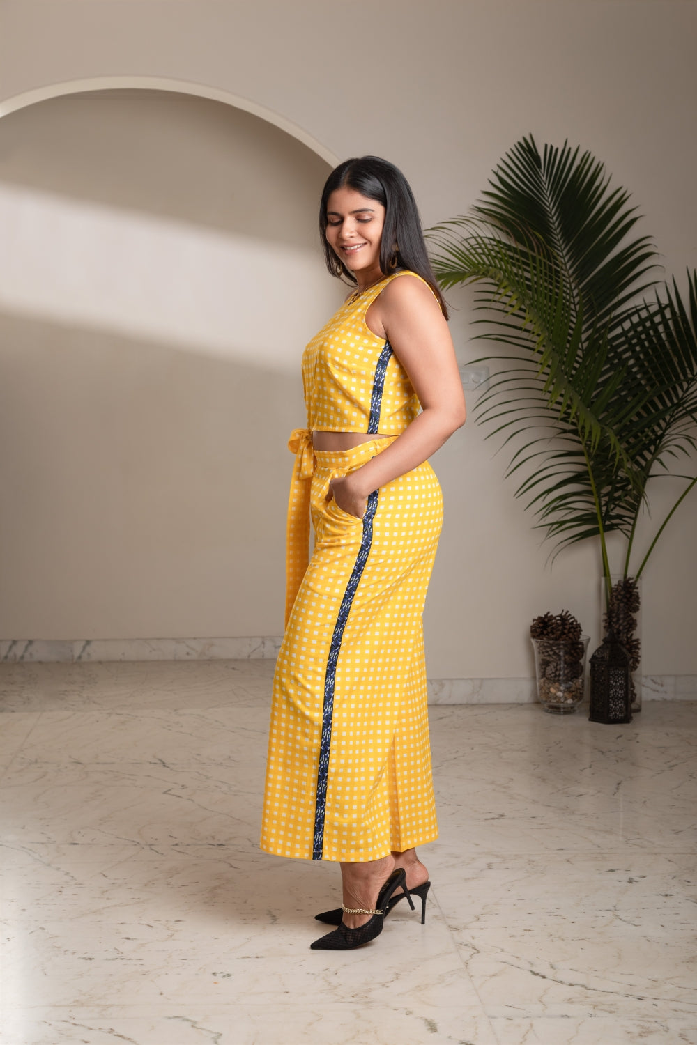 Sunny Gingham Two-Piece Coordinate