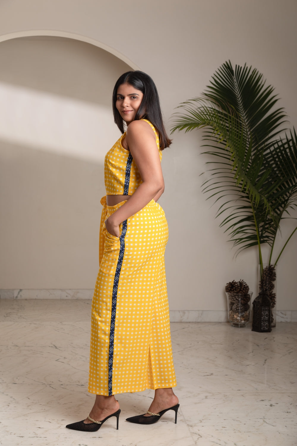 Sunny Gingham Two-Piece Coordinate