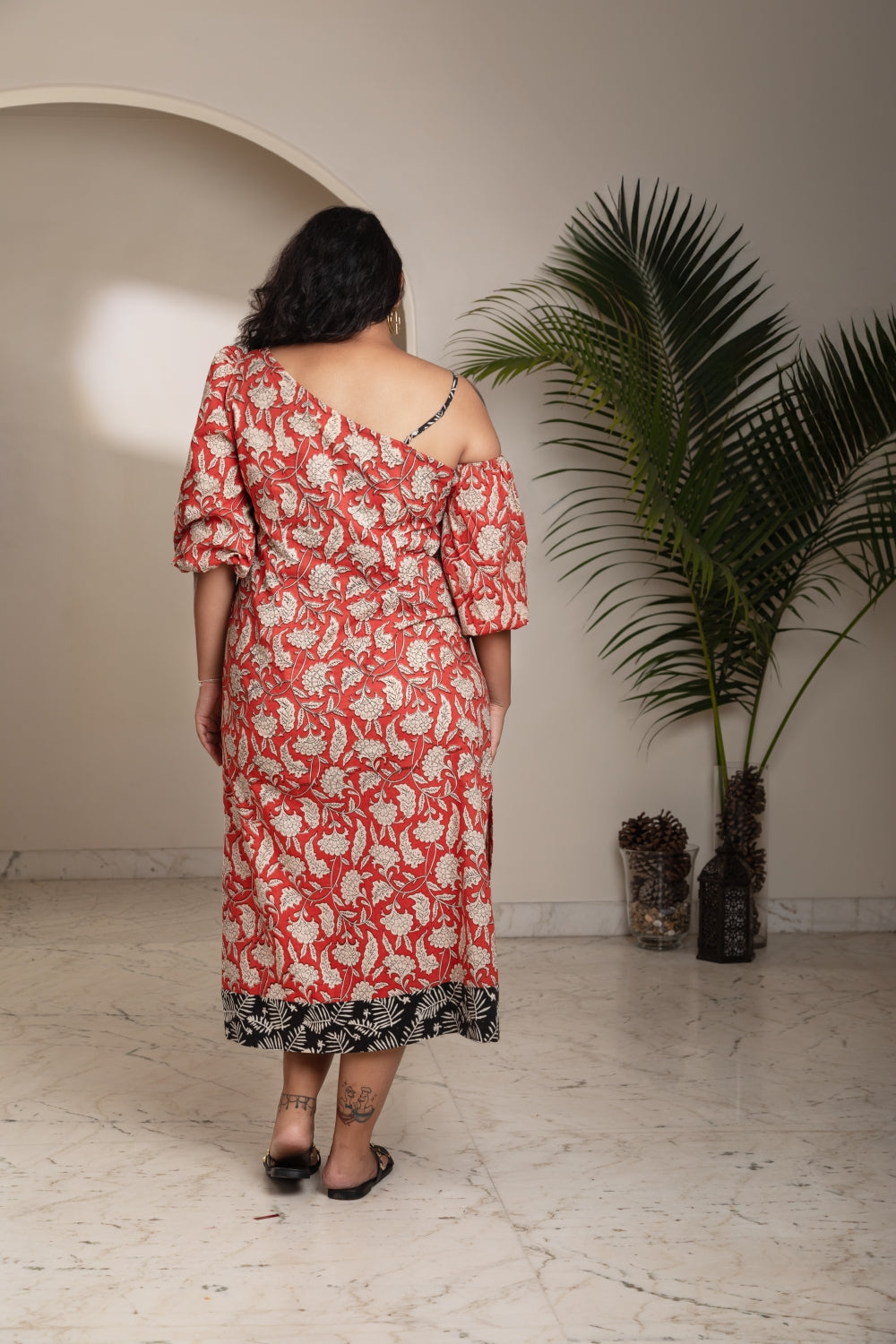 Ruby Romance Floral Dress