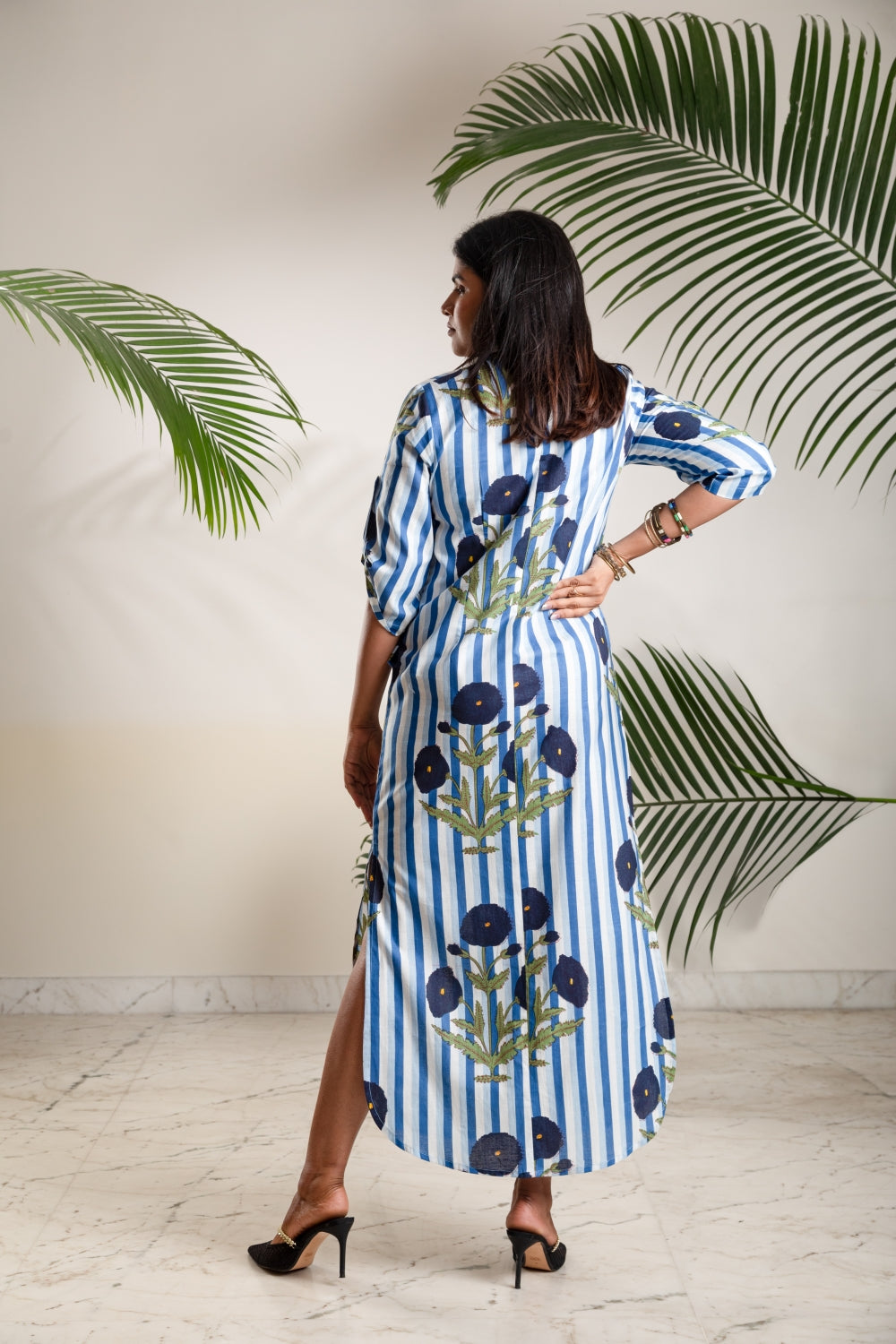Navy Marina Shirt Dress
