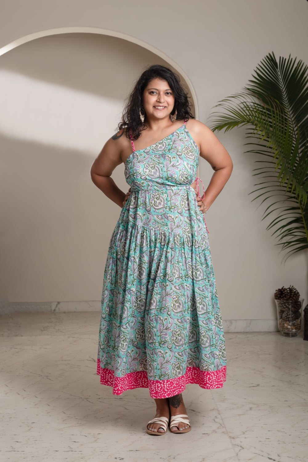 Bohemian Turquoise Long Dress