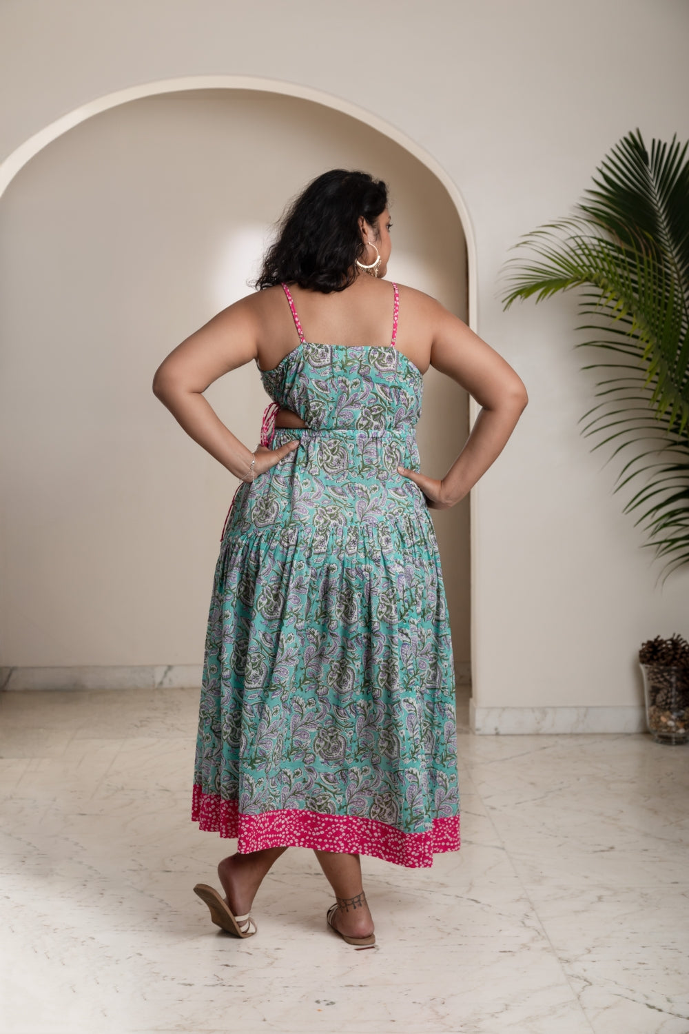 Bohemian Turquoise Long Dress