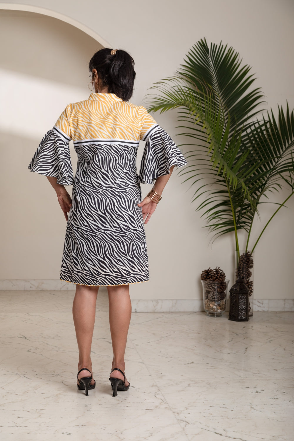 Contemporary Animal Print Dress