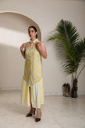 Sunshine Print Sleeveless Dress
