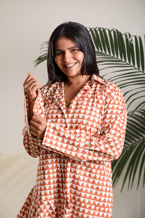 Amber Ripple Mini Dress