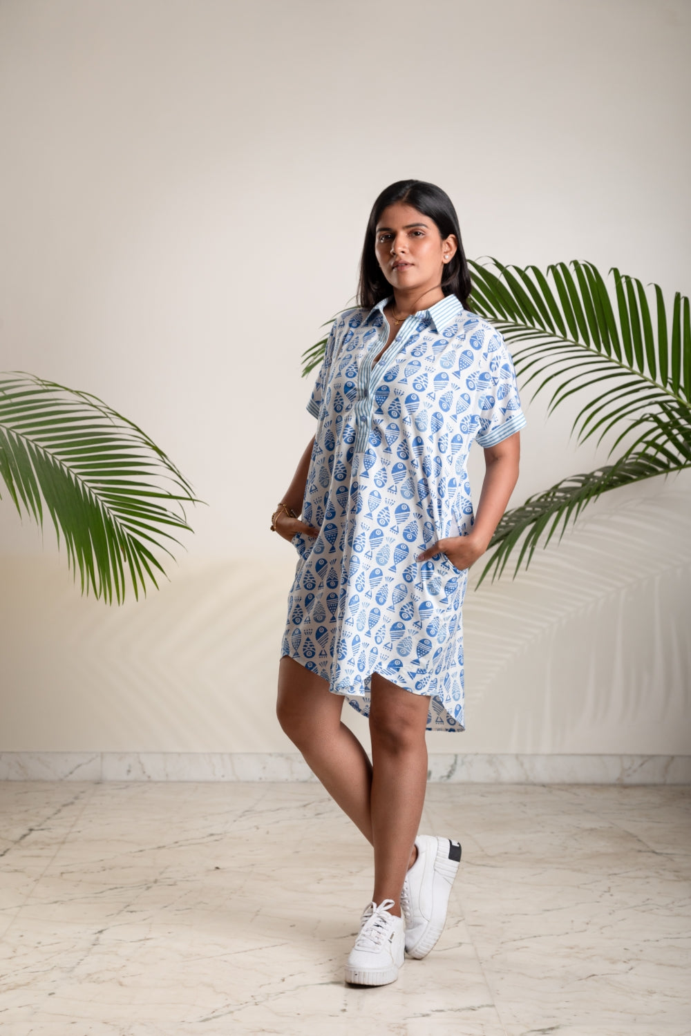Ocean Spray Shirt Dress