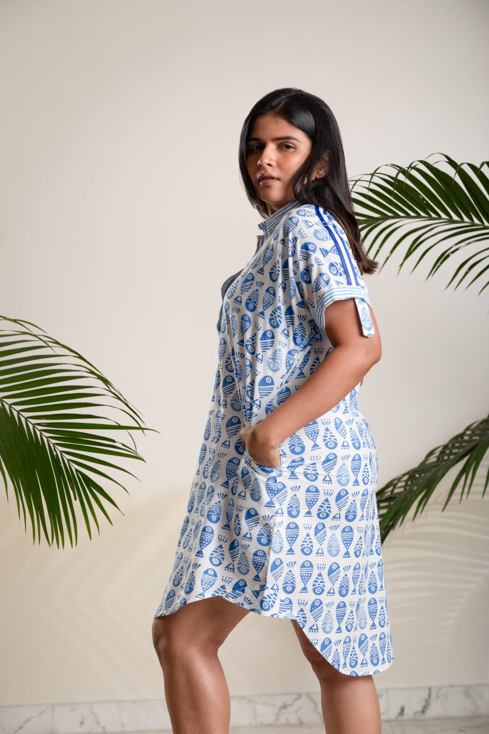 Ocean Spray Shirt Dress