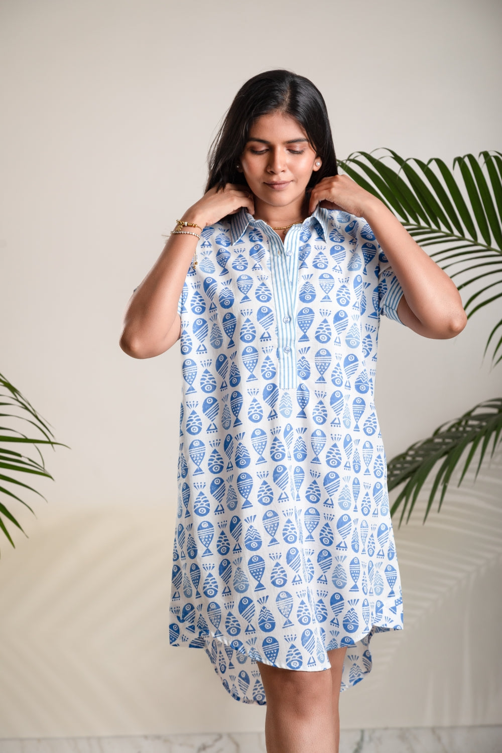 Ocean Spray Shirt Dress