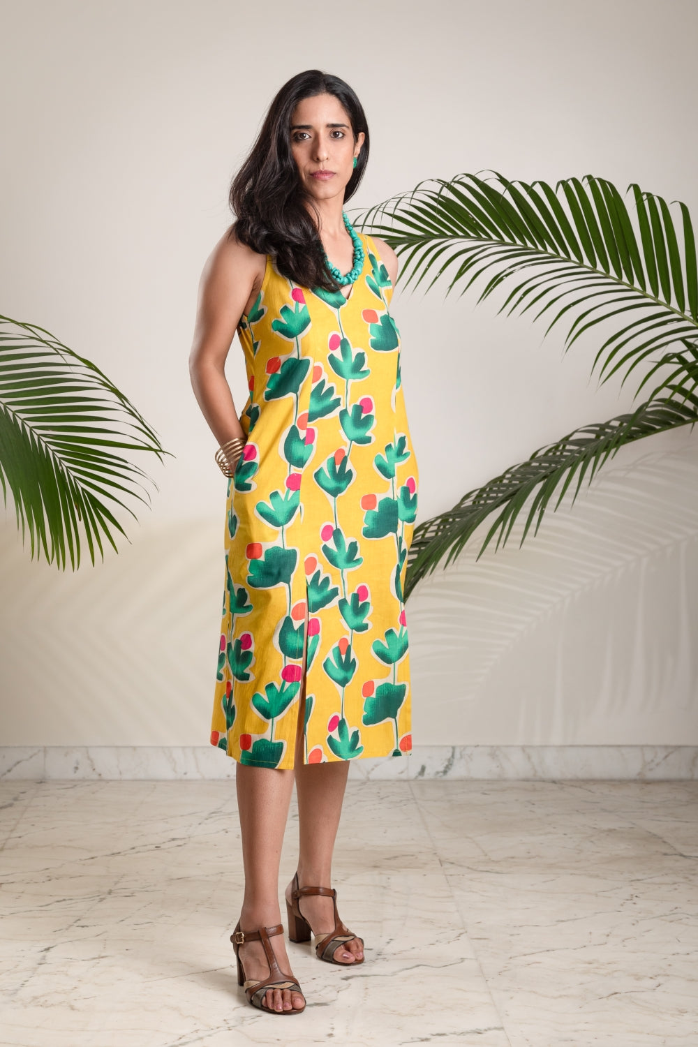 Citrus Garden Sheath Dress