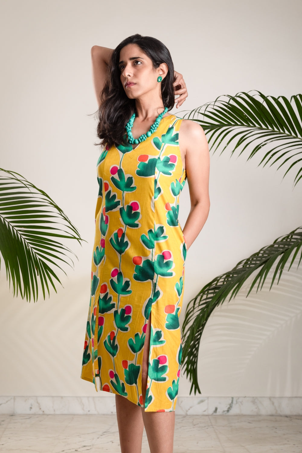 Citrus Garden Sheath Dress