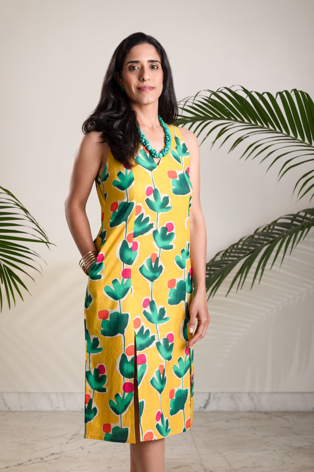 Citrus Garden Sheath Dress